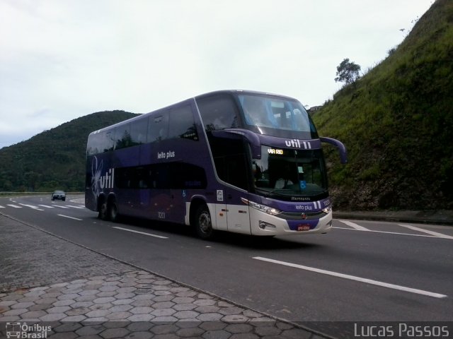 UTIL - União Transporte Interestadual de Luxo 11201 na cidade de Petrópolis, Rio de Janeiro, Brasil, por Lucas Passos. Número da foto: #1536664.