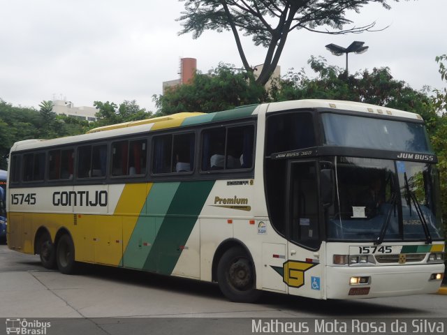 Empresa Gontijo de Transportes 15745 na cidade de São Paulo, São Paulo, Brasil, por Matheus Mota Rosa da Silva. ID da foto: 1535579.