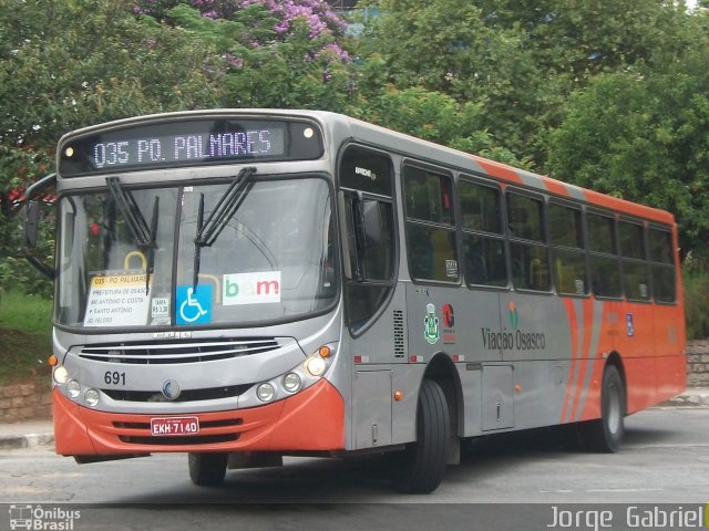 Viação Osasco 691 na cidade de Osasco, São Paulo, Brasil, por Jorge  Gabriel. Número da foto: #1536242.