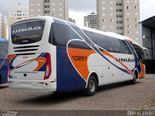 Expresso União 10251 na cidade de São Paulo, São Paulo, Brasil, por Diego Leão. Número da foto: #1535453.