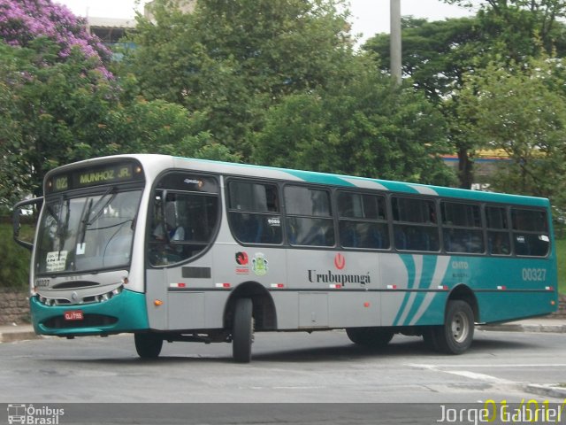 Auto Viação Urubupungá 00327 na cidade de Osasco, São Paulo, Brasil, por Jorge  Gabriel. ID da foto: 1536239.