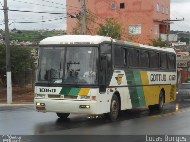 Empresa Gontijo de Transportes 10160 na cidade de Araxá, Minas Gerais, Brasil, por Lucas Borges . Número da foto: #1536766.