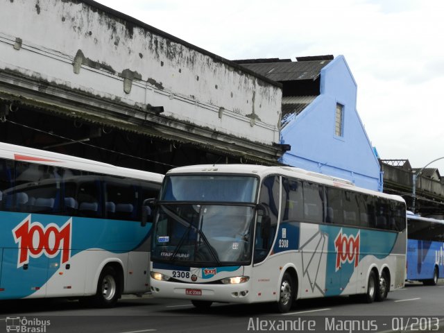 Auto Viação 1001 2308 na cidade de Rio de Janeiro, Rio de Janeiro, Brasil, por Alexandre  Magnus. ID da foto: 1535373.