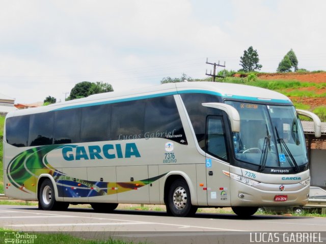 Viação Garcia 7376 na cidade de Imbaú, Paraná, Brasil, por Lucas Gabriel. Número da foto: #1535675.