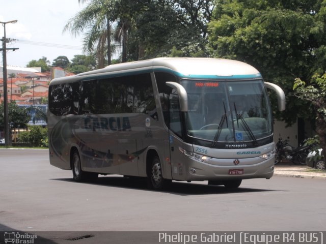Viação Garcia 7556 na cidade de Bauru, São Paulo, Brasil, por Phelipe Gabriel Campos de Souza. Número da foto: #1535371.