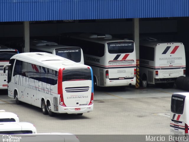 Auto Viação Catarinense 3389 na cidade de Florianópolis, Santa Catarina, Brasil, por Marcio  Bruxel. Número da foto: #1536956.
