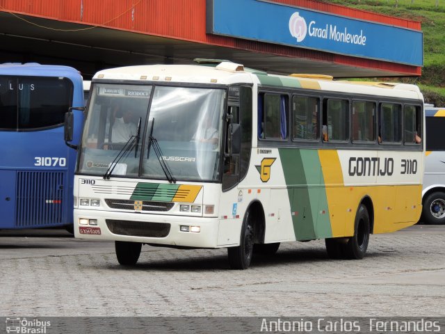 Empresa Gontijo de Transportes 3110 na cidade de João Monlevade, Minas Gerais, Brasil, por Antonio Carlos Fernandes. ID da foto: 1535547.