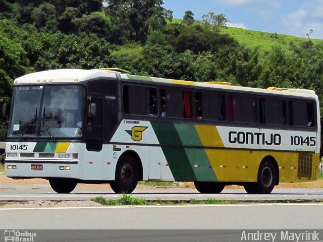 Empresa Gontijo de Transportes 10145 na cidade de Ribeirão Vermelho, Minas Gerais, Brasil, por Andrey Gustavo. ID da foto: 1538845.