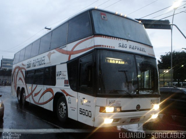 Viação São Raphael 5600 na cidade de São Paulo, São Paulo, Brasil, por EDUARDO - SOROCABUS. Número da foto: #1539308.