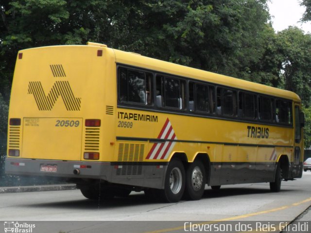 Viação Itapemirim 20509 na cidade de São Paulo, São Paulo, Brasil, por Cleverson dos Reis Giraldi. Número da foto: #1538879.