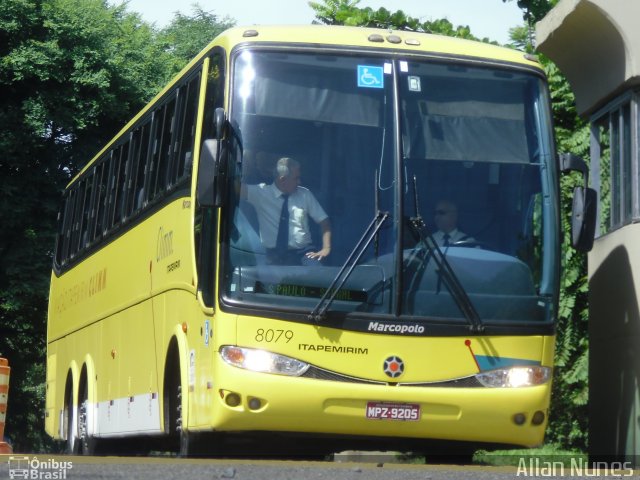 Viação Itapemirim 8079 na cidade de São Paulo, São Paulo, Brasil, por Allan Nunes. Número da foto: #1540869.