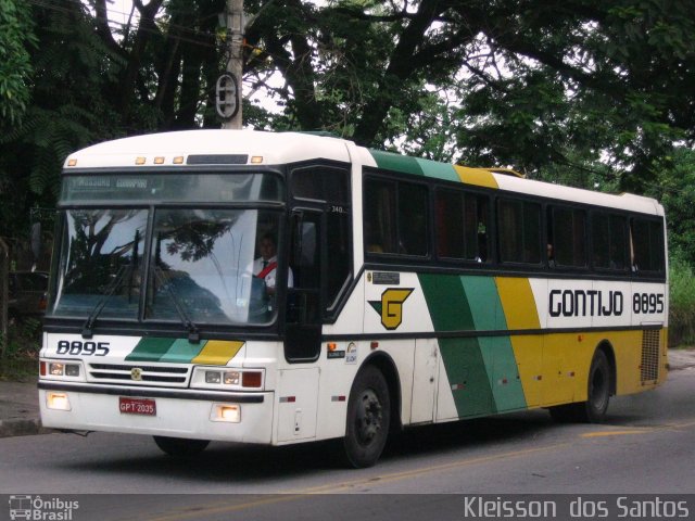 Empresa Gontijo de Transportes 8895 na cidade de Belo Horizonte, Minas Gerais, Brasil, por Kleisson  dos Santos. ID da foto: 1539991.