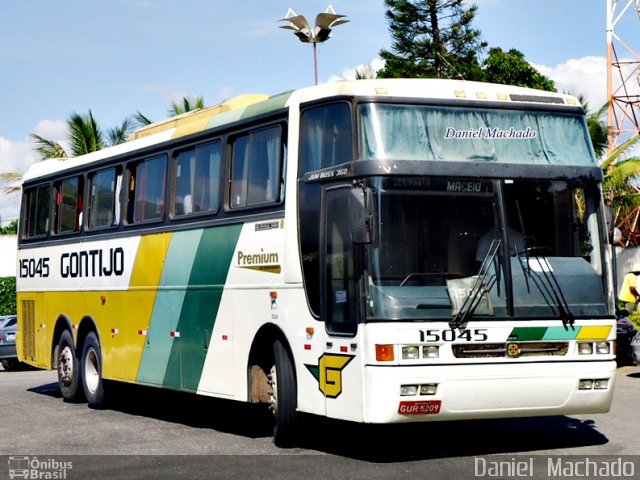 Empresa Gontijo de Transportes 15045 na cidade de Vitória da Conquista, Bahia, Brasil, por Daniel  Machado. ID da foto: 1541914.