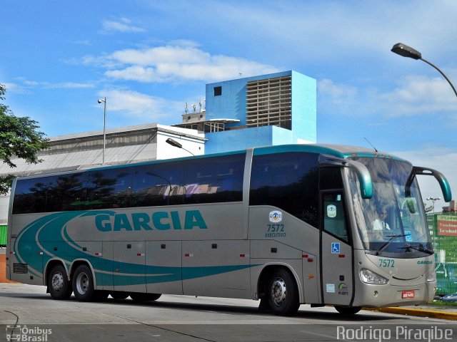 Viação Garcia 7572 na cidade de São Paulo, São Paulo, Brasil, por Rodrigo Piragibe. Número da foto: #1542105.