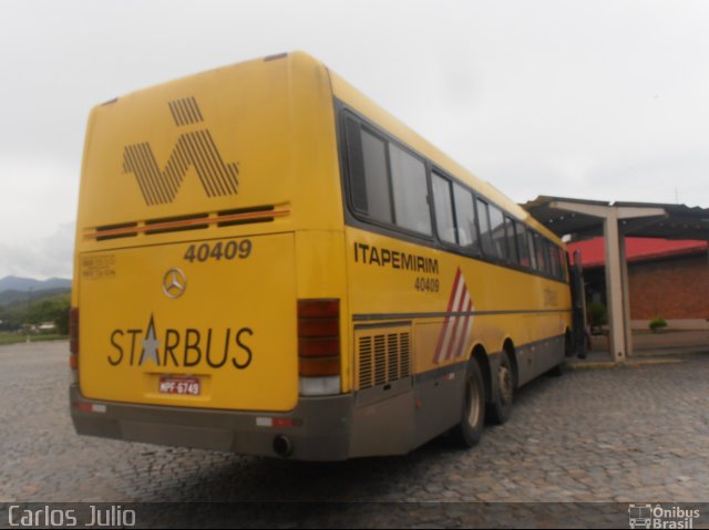 Viação Itapemirim 40409 na cidade de Casimiro de Abreu, Rio de Janeiro, Brasil, por Carlos Julio. Número da foto: #1539945.