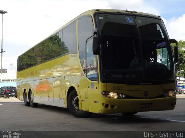 Viação Itapemirim 5803 na cidade de Goiânia, Goiás, Brasil, por Daniel Rocha dos Santos. Número da foto: #1540934.