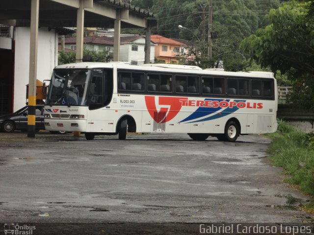 Viação Teresópolis RJ 203.003 na cidade de Teresópolis, Rio de Janeiro, Brasil, por Gabriel Cardoso Lopes. Número da foto: #1539833.
