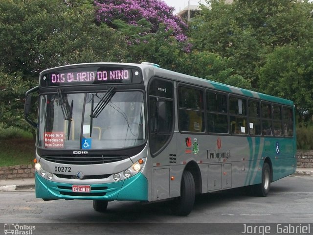 Auto Viação Urubupungá 00272 na cidade de Osasco, São Paulo, Brasil, por Jorge  Gabriel. Número da foto: #1541054.