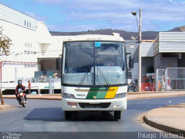 Empresa Gontijo de Transportes 3160 na cidade de Montes Claros, Minas Gerais, Brasil, por Thiago  Pacheco. Número da foto: #1541815.