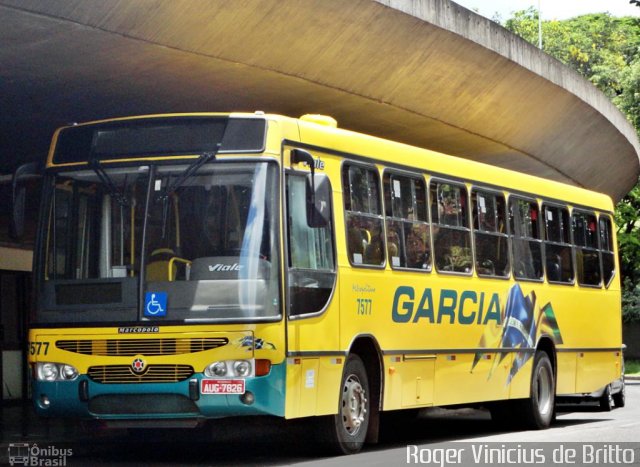 Viação Garcia 7577 na cidade de Londrina, Paraná, Brasil, por Roger Vinicius de Britto. Número da foto: #1544142.