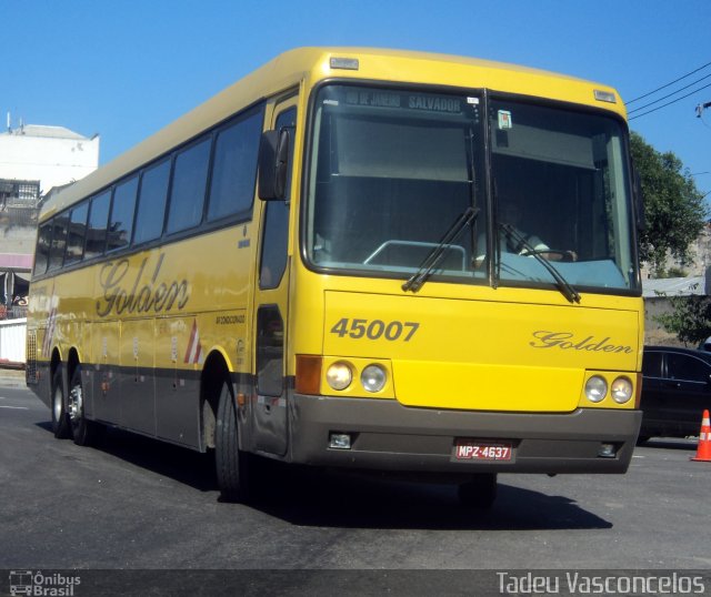 Viação Itapemirim 45007 na cidade de Rio de Janeiro, Rio de Janeiro, Brasil, por Tadeu Vasconcelos. Número da foto: #1542863.