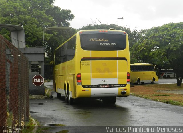 Viação Itapemirim 5011 na cidade de Vitória, Espírito Santo, Brasil, por Marcos Pinnheiro Meneses. ID da foto: 1544199.