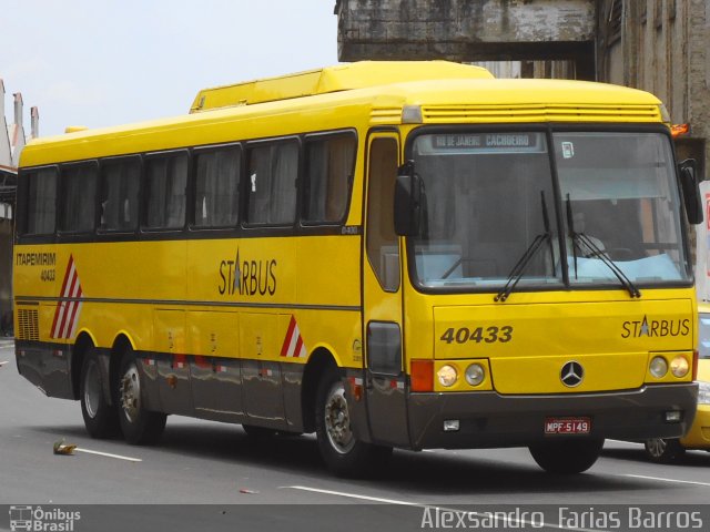 Viação Itapemirim 40433 na cidade de Rio de Janeiro, Rio de Janeiro, Brasil, por Alexsandro  Farias Barros. Número da foto: #1543246.