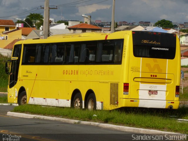Viação Itapemirim 45101 na cidade de Curitiba, Paraná, Brasil, por Sanderson Samuel. Número da foto: #1543710.