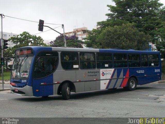 Auto Viação Urubupungá 20.015 na cidade de Osasco, São Paulo, Brasil, por Jorge  Gabriel. Número da foto: #1543167.