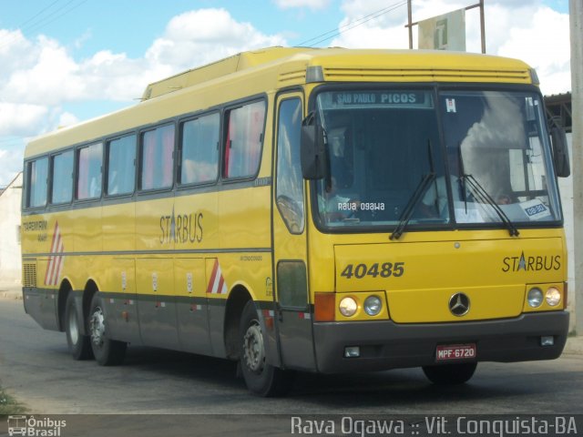 Viação Itapemirim 40485 na cidade de Vitória da Conquista, Bahia, Brasil, por Rava Ogawa. ID da foto: 1542168.