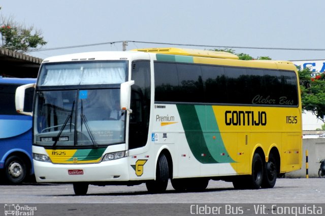 Empresa Gontijo de Transportes 11525 na cidade de Vitória da Conquista, Bahia, Brasil, por Cleber Bus. ID da foto: 1542366.