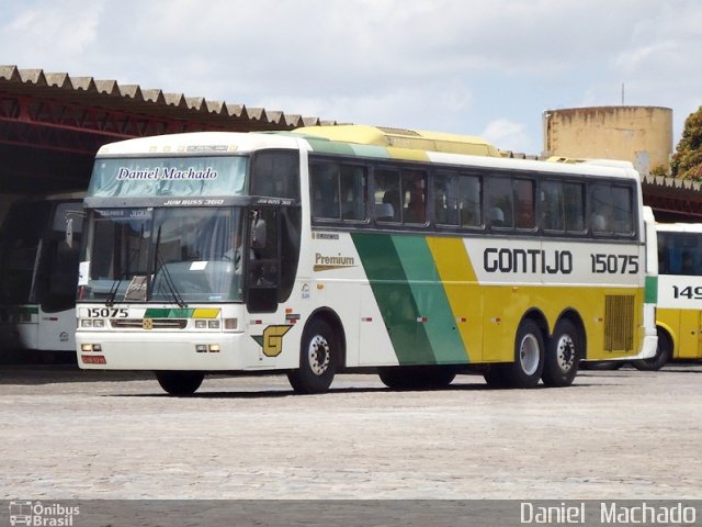 Empresa Gontijo de Transportes 15075 na cidade de Vitória da Conquista, Bahia, Brasil, por Daniel  Machado. ID da foto: 1542156.