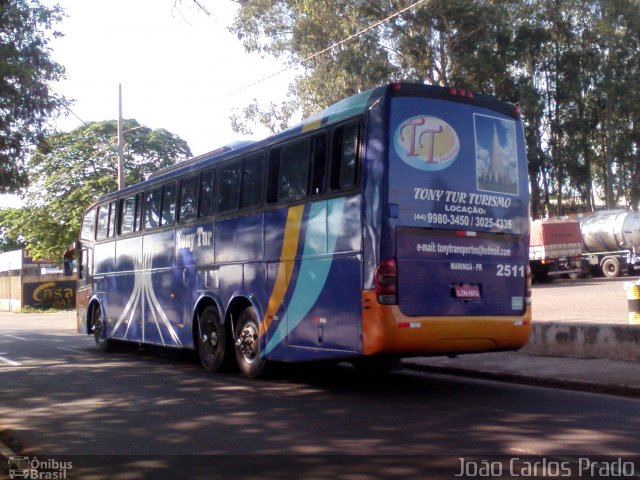 Tony Tur Turismo 2511 na cidade de Maringá, Paraná, Brasil, por João Carlos Prado. Número da foto: #1543173.