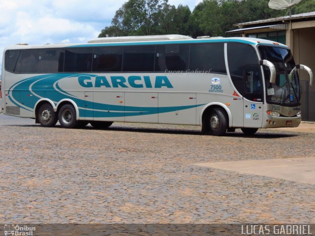 Viação Garcia 7500 na cidade de Imbaú, Paraná, Brasil, por Lucas Gabriel. Número da foto: #1542761.