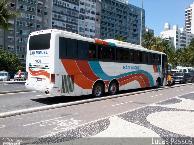 Viação São Miguel Formiga 1030 na cidade de Rio de Janeiro, Rio de Janeiro, Brasil, por Lucas Passos. ID da foto: 1544168.