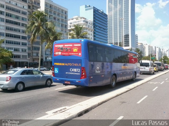 Premium Auto Ônibus C41872 na cidade de Rio de Janeiro, Rio de Janeiro, Brasil, por Lucas Passos. ID da foto: 1546470.