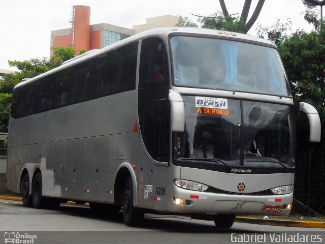 Trans Brasil > TCB - Transporte Coletivo Brasil 0209 na cidade de São Paulo, São Paulo, Brasil, por Gabriel Valladares. ID da foto: 1546087.