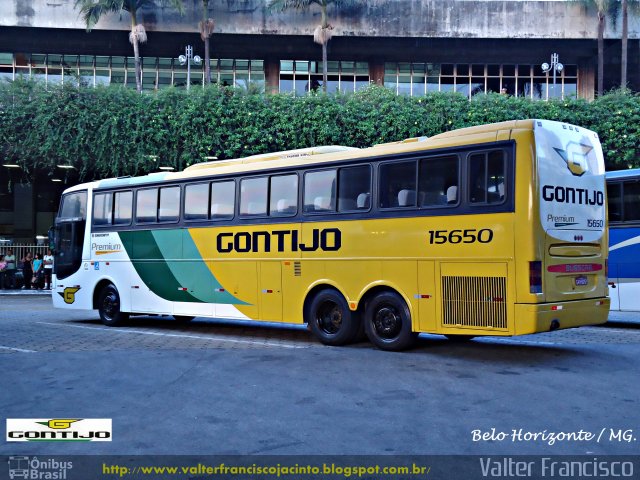Empresa Gontijo de Transportes 15650 na cidade de Belo Horizonte, Minas Gerais, Brasil, por Valter Francisco. Número da foto: #1545152.