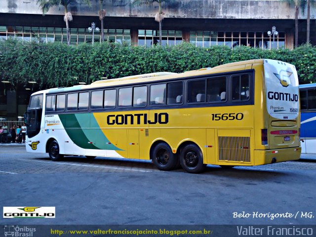 Empresa Gontijo de Transportes 15650 na cidade de Belo Horizonte, Minas Gerais, Brasil, por Valter Francisco. ID da foto: 1545152.