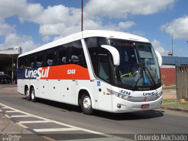 Unesul de Transportes 5248 na cidade de Porto Alegre, Rio Grande do Sul, Brasil, por Eduardo Machado. ID da foto: 1544573.