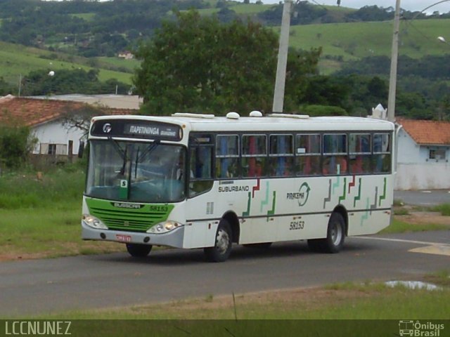 Viação Piracema de Transportes 58153 na cidade de São Miguel Arcanjo, São Paulo, Brasil, por Luis Nunez. Número da foto: #1545924.