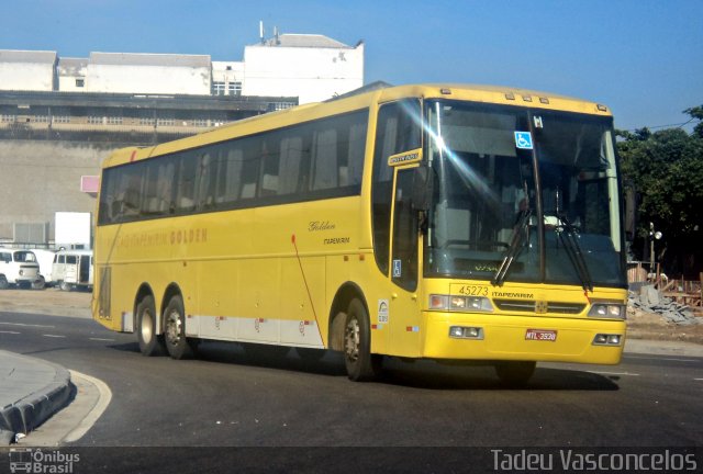 Viação Itapemirim 45273 na cidade de Rio de Janeiro, Rio de Janeiro, Brasil, por Tadeu Vasconcelos. Número da foto: #1547667.
