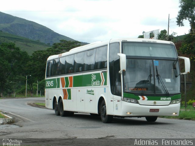 Cia. São Geraldo de Viação 21245 na cidade de Manhuaçu, Minas Gerais, Brasil, por Adonias  Fernandes. ID da foto: 1548082.