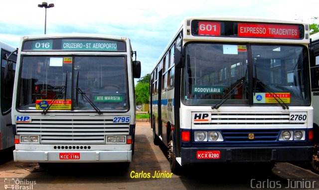 HP Transportes Coletivos 2760 na cidade de Goiânia, Goiás, Brasil, por Carlos Júnior. ID da foto: 1547862.