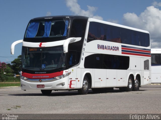 Expresso Embaixador 426 na cidade de Pelotas, Rio Grande do Sul, Brasil, por Felipe Alves. Número da foto: #1546781.