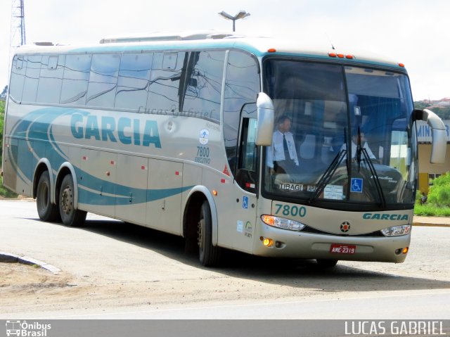 Viação Garcia 7800 na cidade de Imbaú, Paraná, Brasil, por Lucas Gabriel. Número da foto: #1548671.