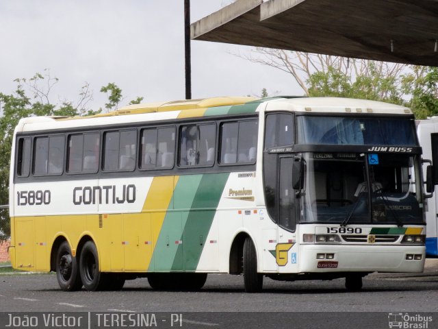 Empresa Gontijo de Transportes 15890 na cidade de Teresina, Piauí, Brasil, por João Victor. ID da foto: 1548088.