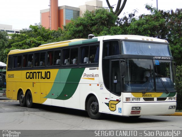 Empresa Gontijo de Transportes 15655 na cidade de São Paulo, São Paulo, Brasil, por Sérgio Augusto Braga Canuto. ID da foto: 1510115.