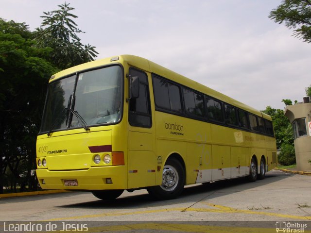 Viação Itapemirim 41021 na cidade de São Paulo, São Paulo, Brasil, por Leandro de Jesus. ID da foto: 1508603.