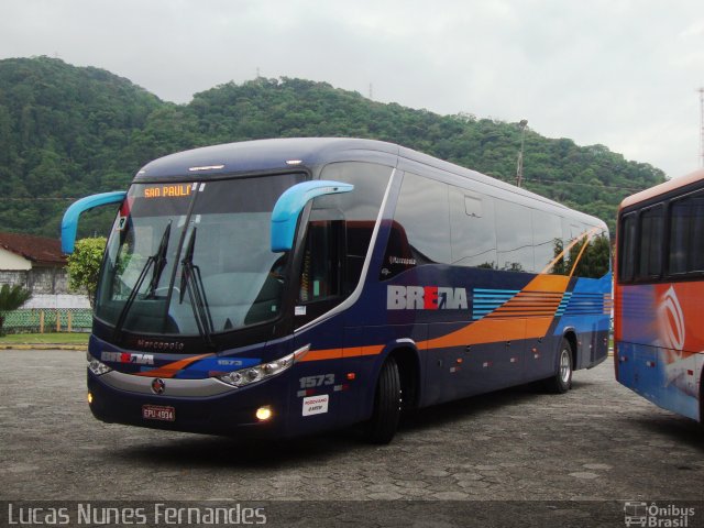 Breda Transportes e Serviços 1573 na cidade de Mongaguá, São Paulo, Brasil, por Lucas Nunes Fernandes. ID da foto: 1548840.